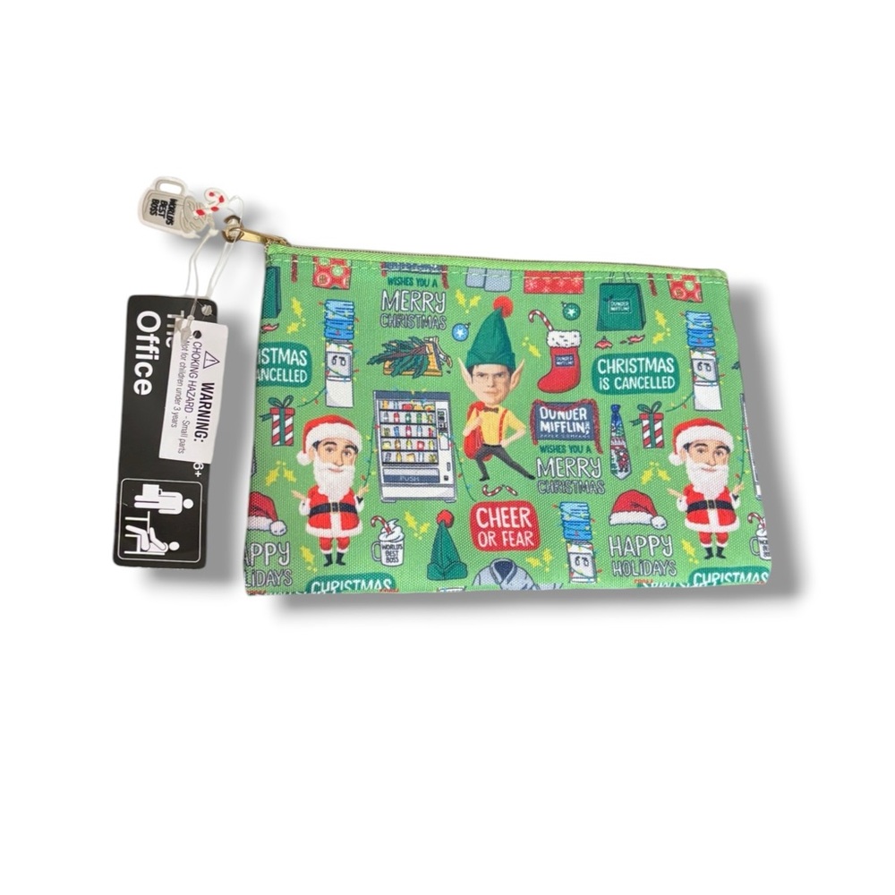PEACOCK “The Office” Cheer or Fear Christmas Pencil Case